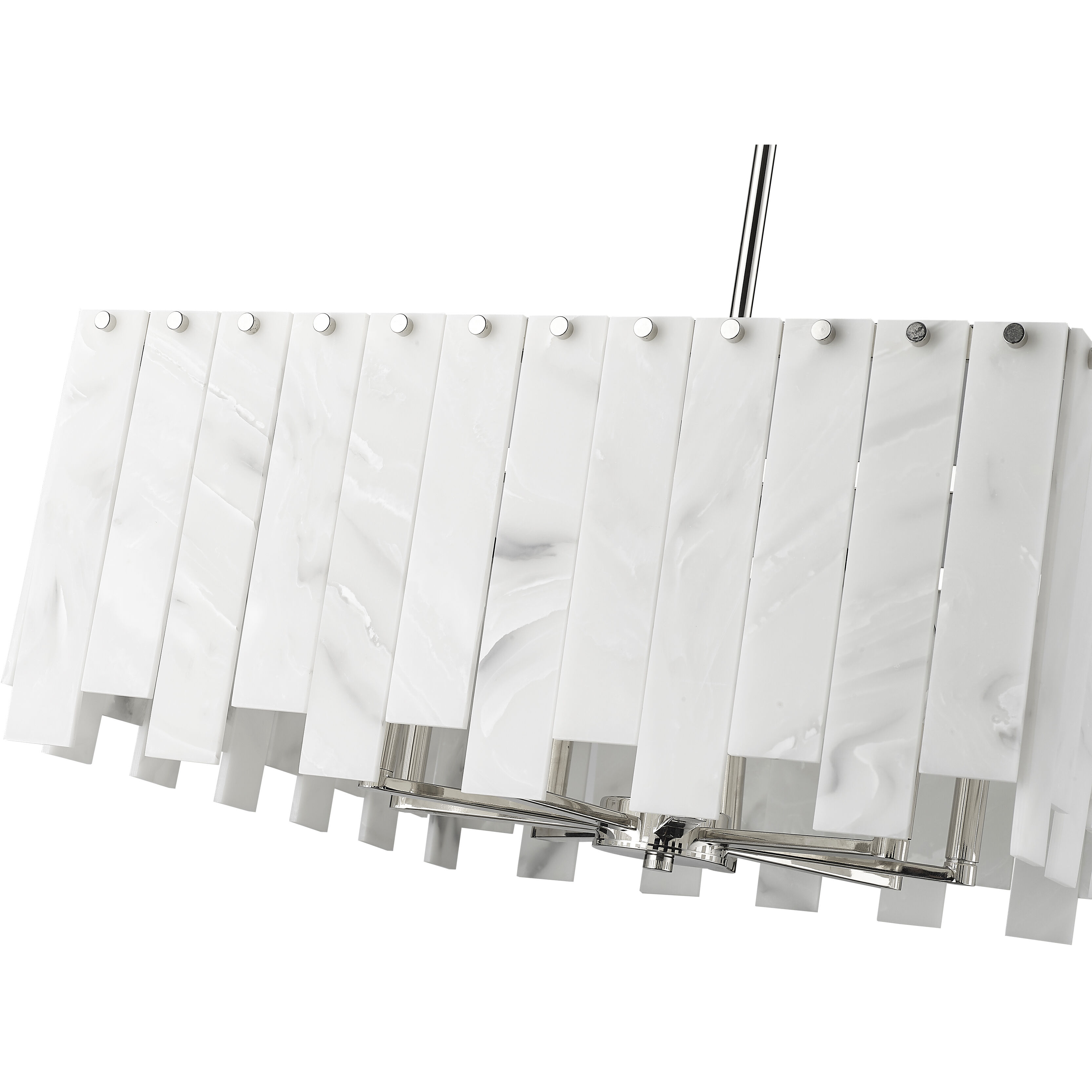 Viviana 8 Light 26 inch Polished Nickel Chandelier Ceiling Light