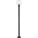 Laurent 1 Light 89.5 inch Black Outdoor Post Mounted Fixture