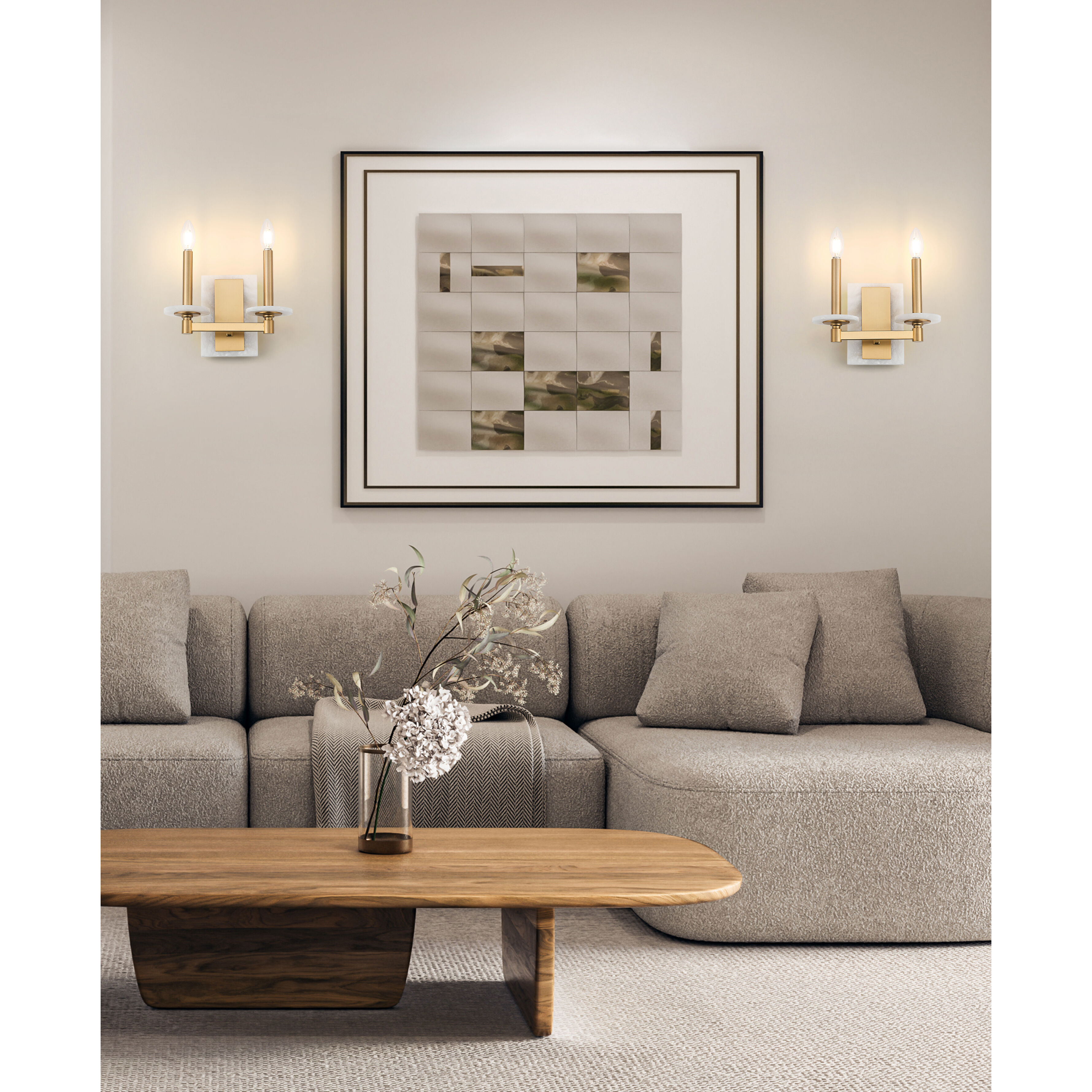 Kaden Wall Sconce Wall Light in Modern Gold