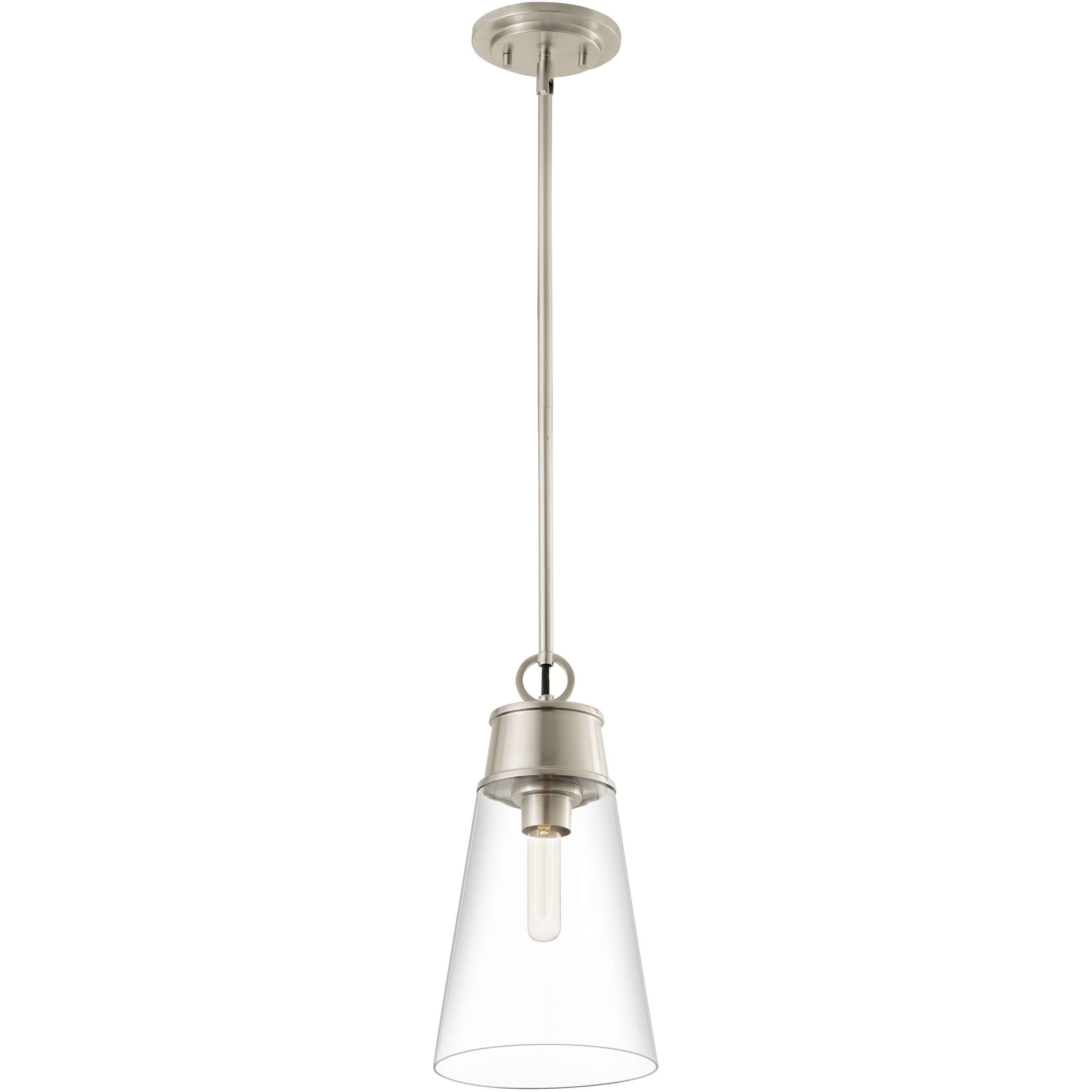 Wentworth 1 Light 7.5 inch Brushed Nickel Pendant Ceiling Light