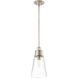 Wentworth 1 Light 7.5 inch Brushed Nickel Pendant Ceiling Light