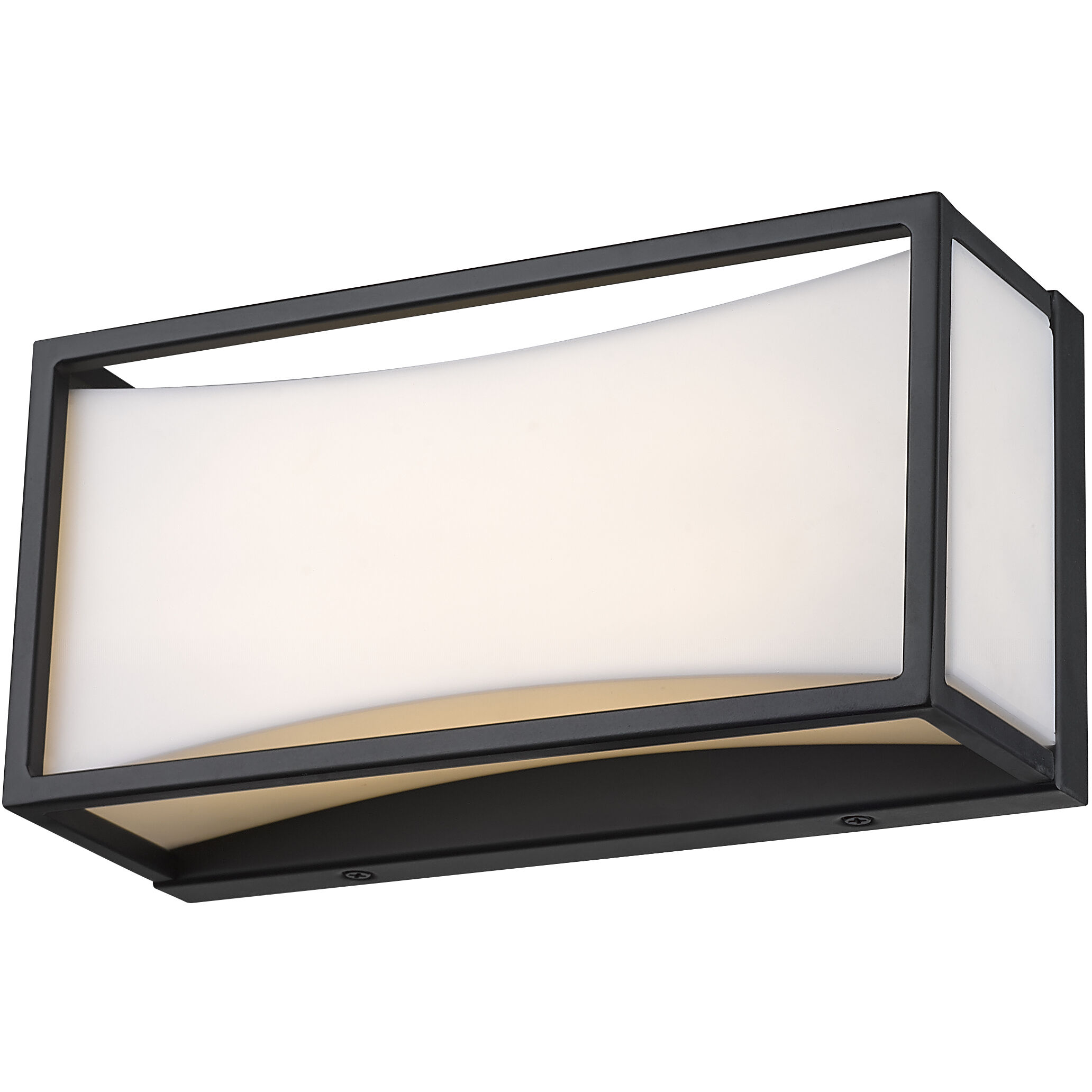 Baden LED 10 inch Matte Black Vanity Wall Light
