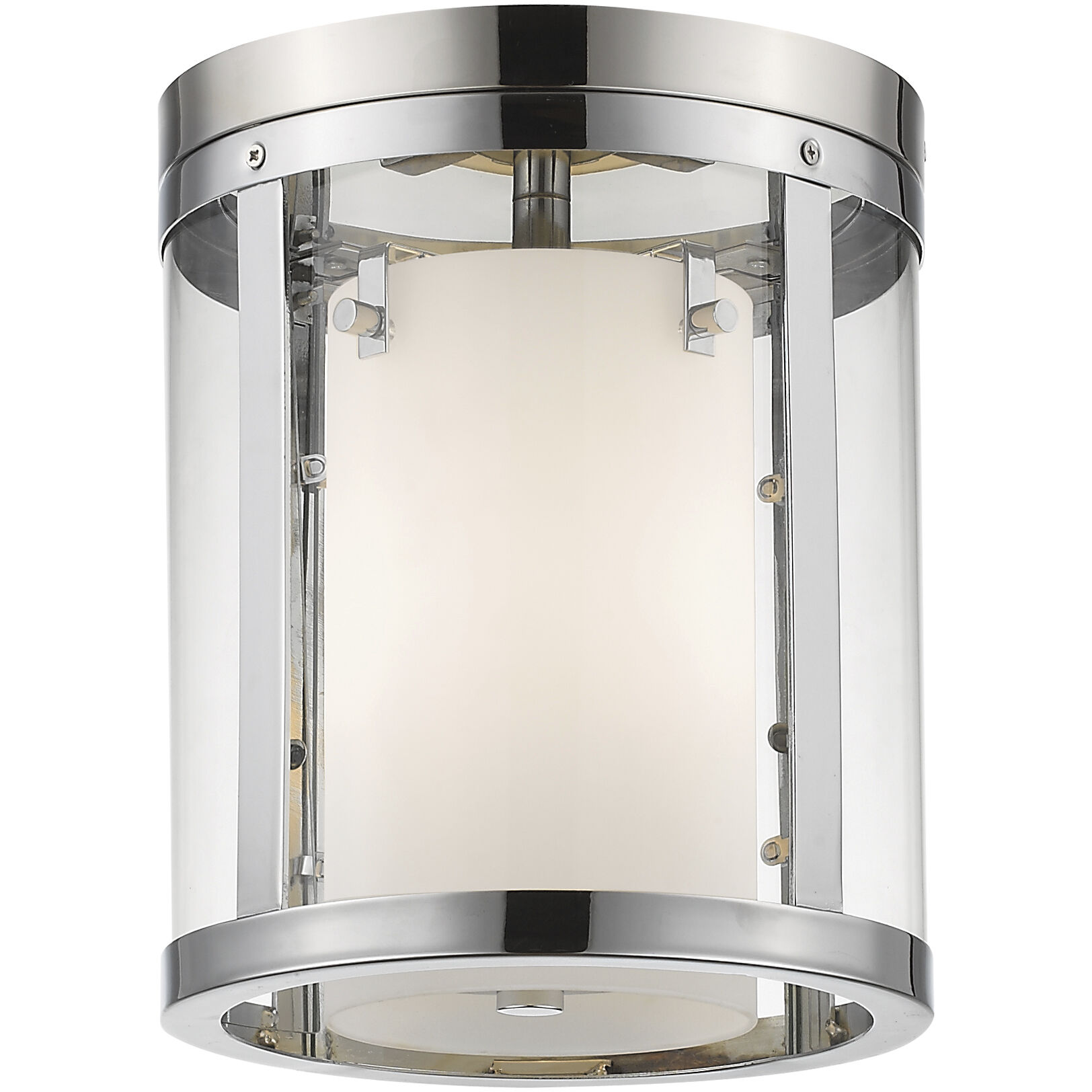 Willow 3 Light 9 inch Chrome Flush Mount Ceiling Light