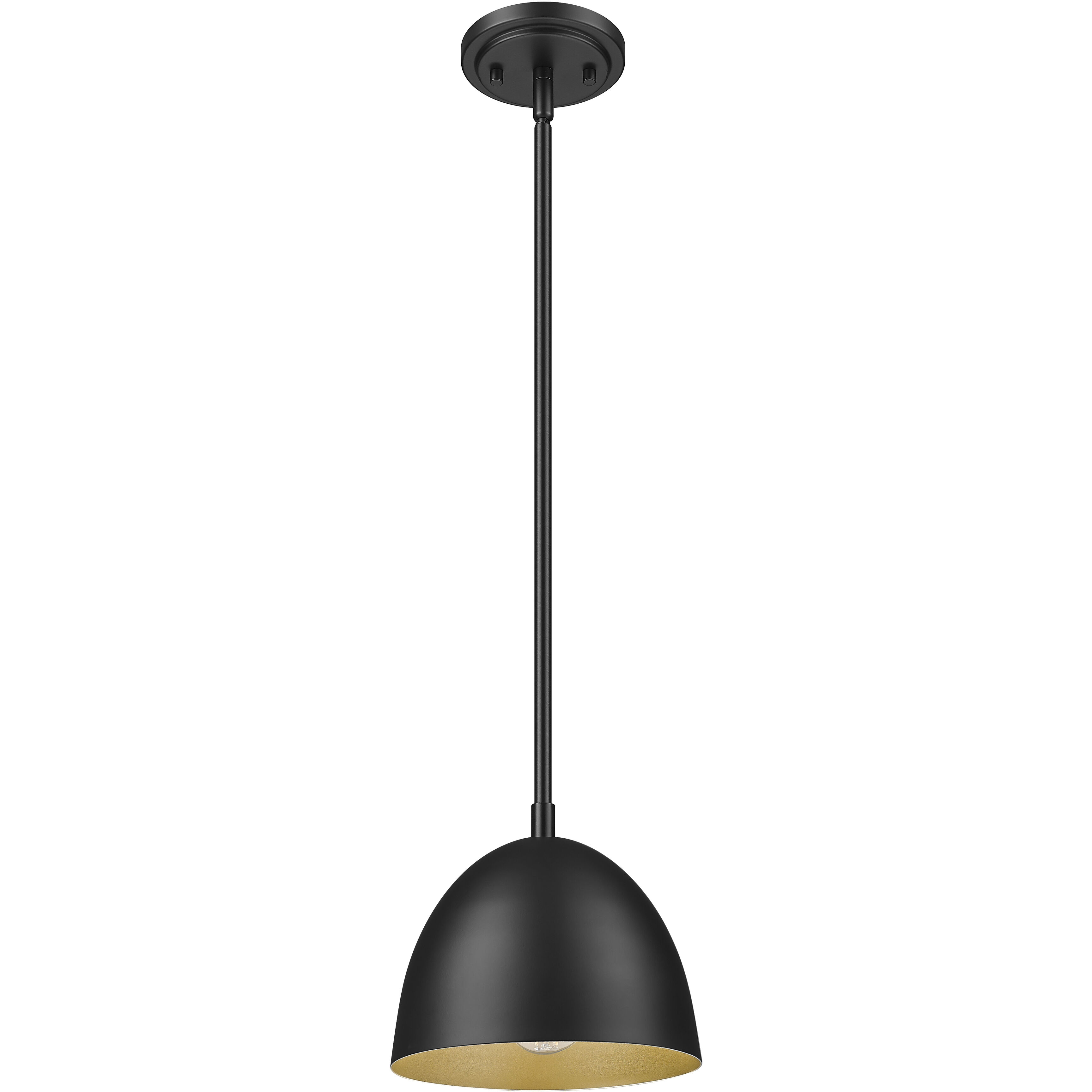 Vega Pendant Ceiling Light in Matte Black