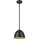 Vega Pendant Ceiling Light in Matte Black