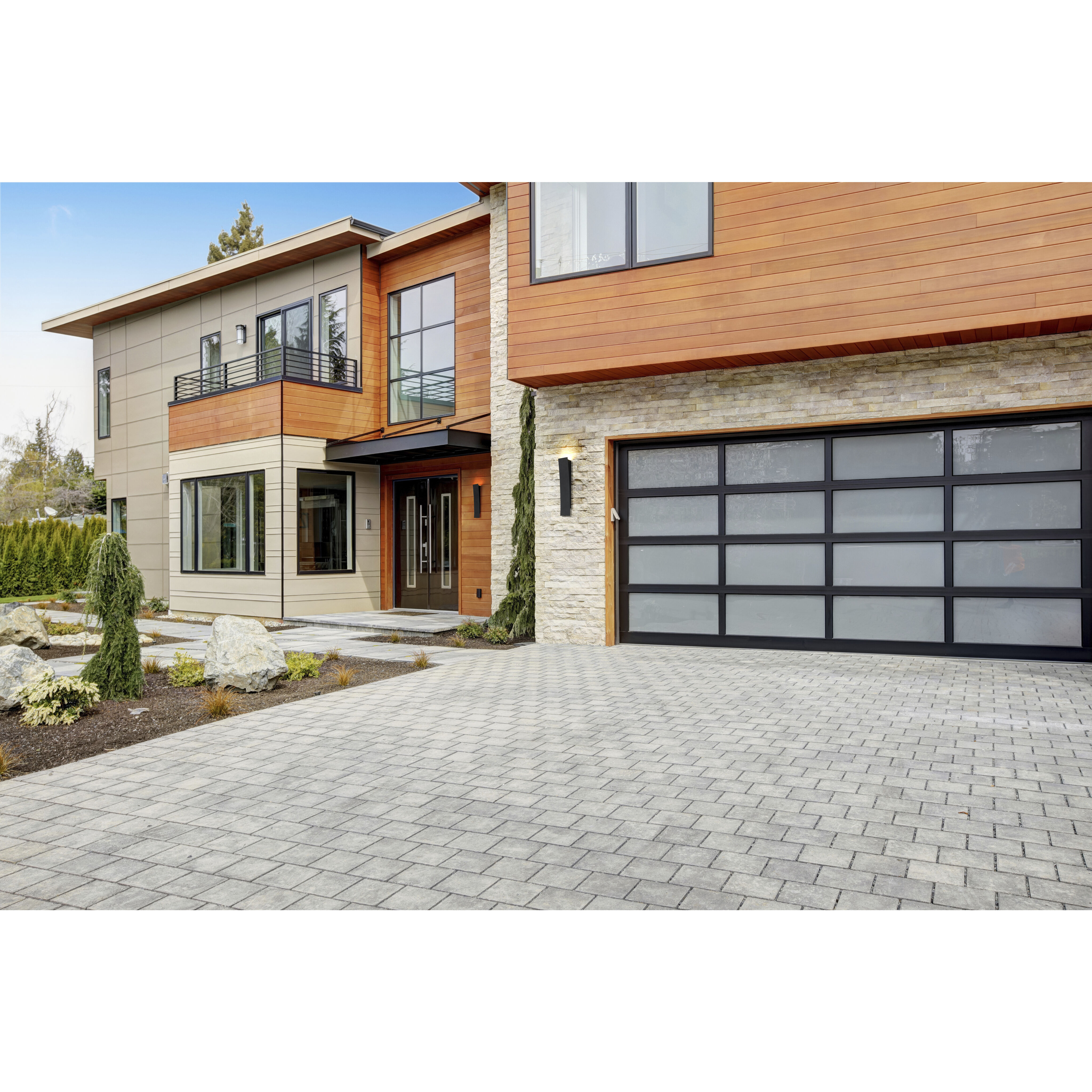 Landrum LED 24 inch Black Outdoor Wall Light