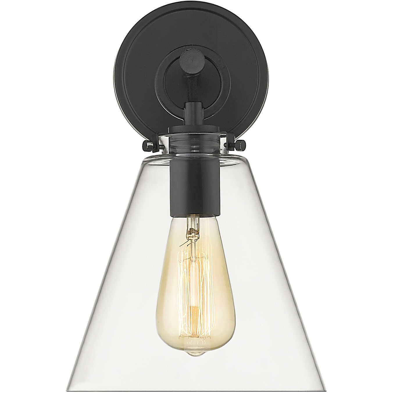 Harper 1 Light 8 inch Matte Black Wall Sconce Wall Light