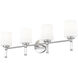 Henri Vanity Wall Light in Brushed Nickel