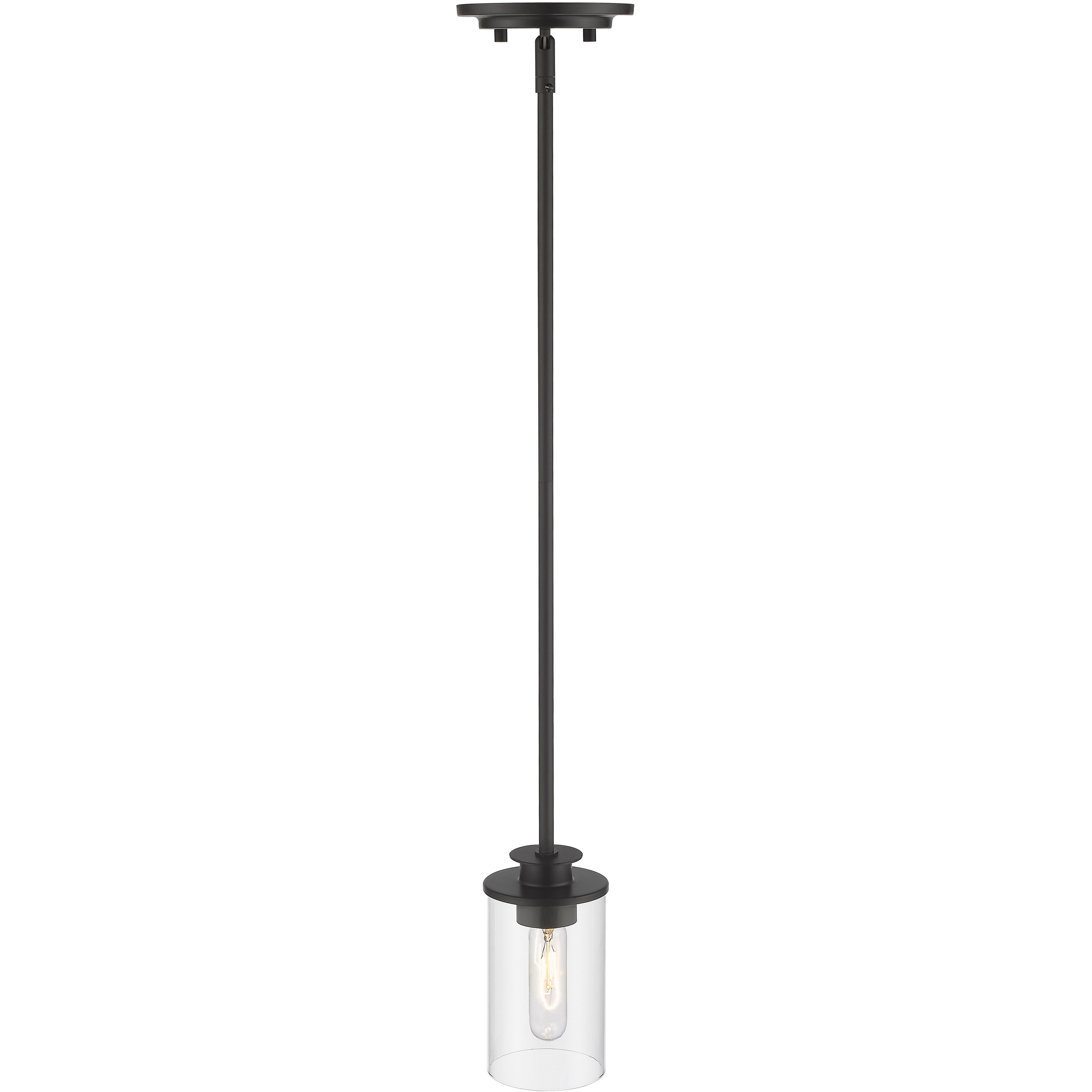 Savannah 1 Light 4.5 inch Bronze Pendant Ceiling Light