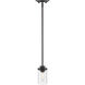 Savannah 1 Light 4.5 inch Bronze Pendant Ceiling Light