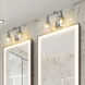 Bryant 2 Light 16 inch Chrome Vanity Wall Light