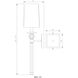 Mia 1 Light 5.5 inch Brushed Nickel Wall Sconce Wall Light
