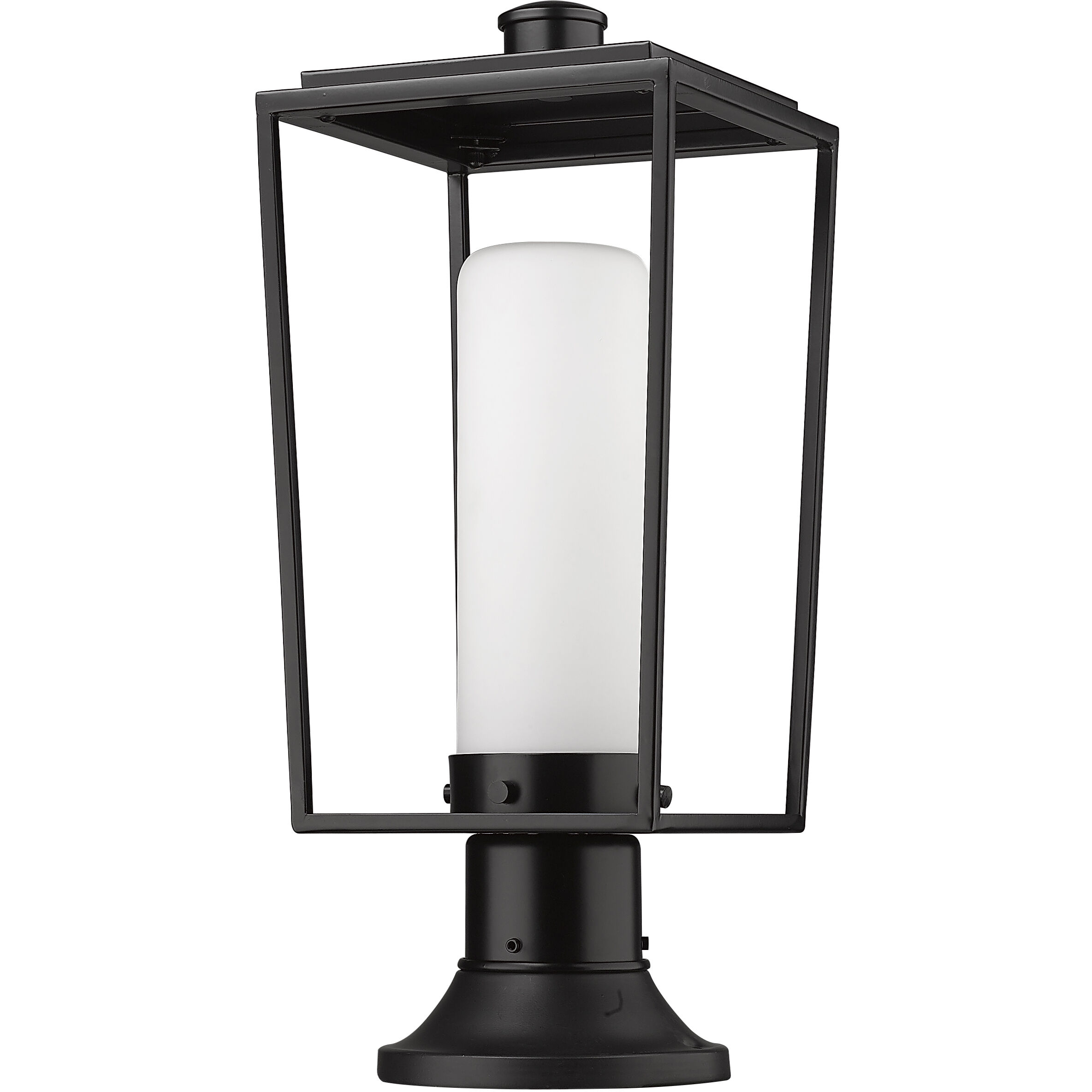 Sheridan 1 Light 19.5 inch Black Outdoor Pier Mounted Fixture