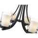 Willow 6 Light 35.25 inch Matte Black Chandelier Ceiling Light