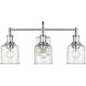 Bryant 3 Light 24 inch Chrome Vanity Wall Light