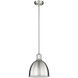 Sawyer 1 Light 8.25 inch Brushed Nickel Pendant Ceiling Light
