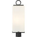 Sana 2 Light 20.25 inch Black Outdoor Post Mount Fixture