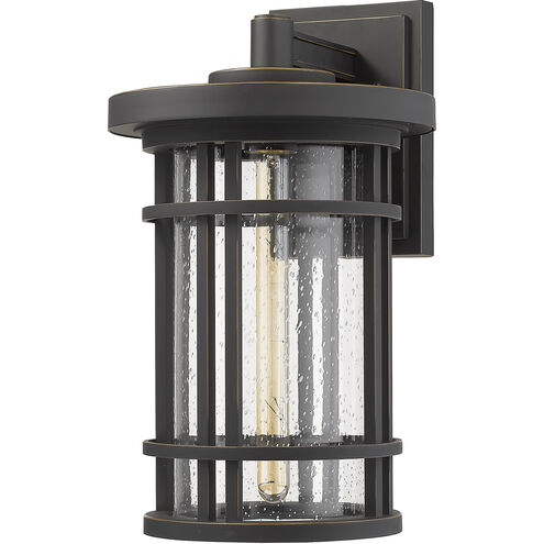 Jordan 1 Light 16.75 inch Oil Rubbed Bronze Outdoor Wall Light