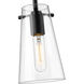 Kira 1 Light 5 inch Matte Black Pendant Ceiling Light