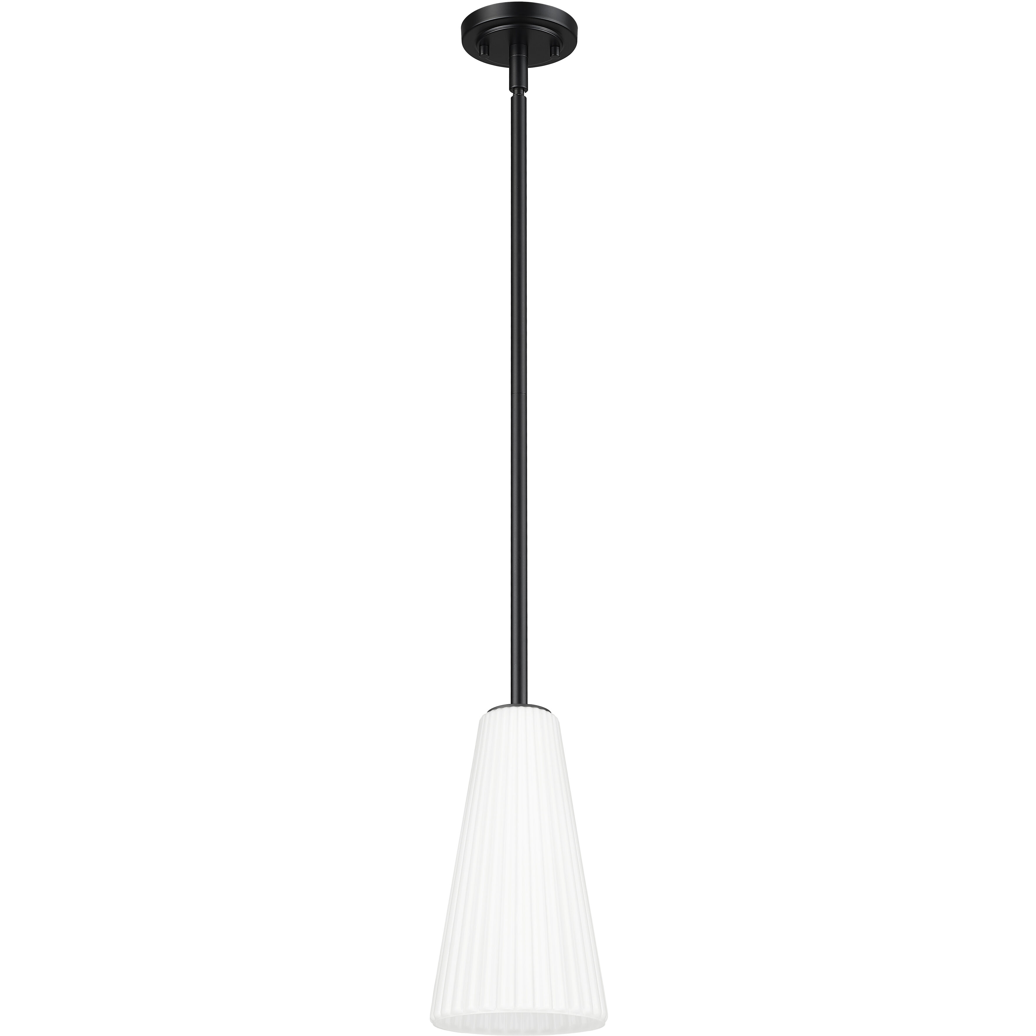 Farrell 1 Light 7.25 inch Matte Black Pendant Ceiling Light