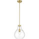 Bon Air 1 Light 10 inch Modern Gold Pendant Ceiling Light