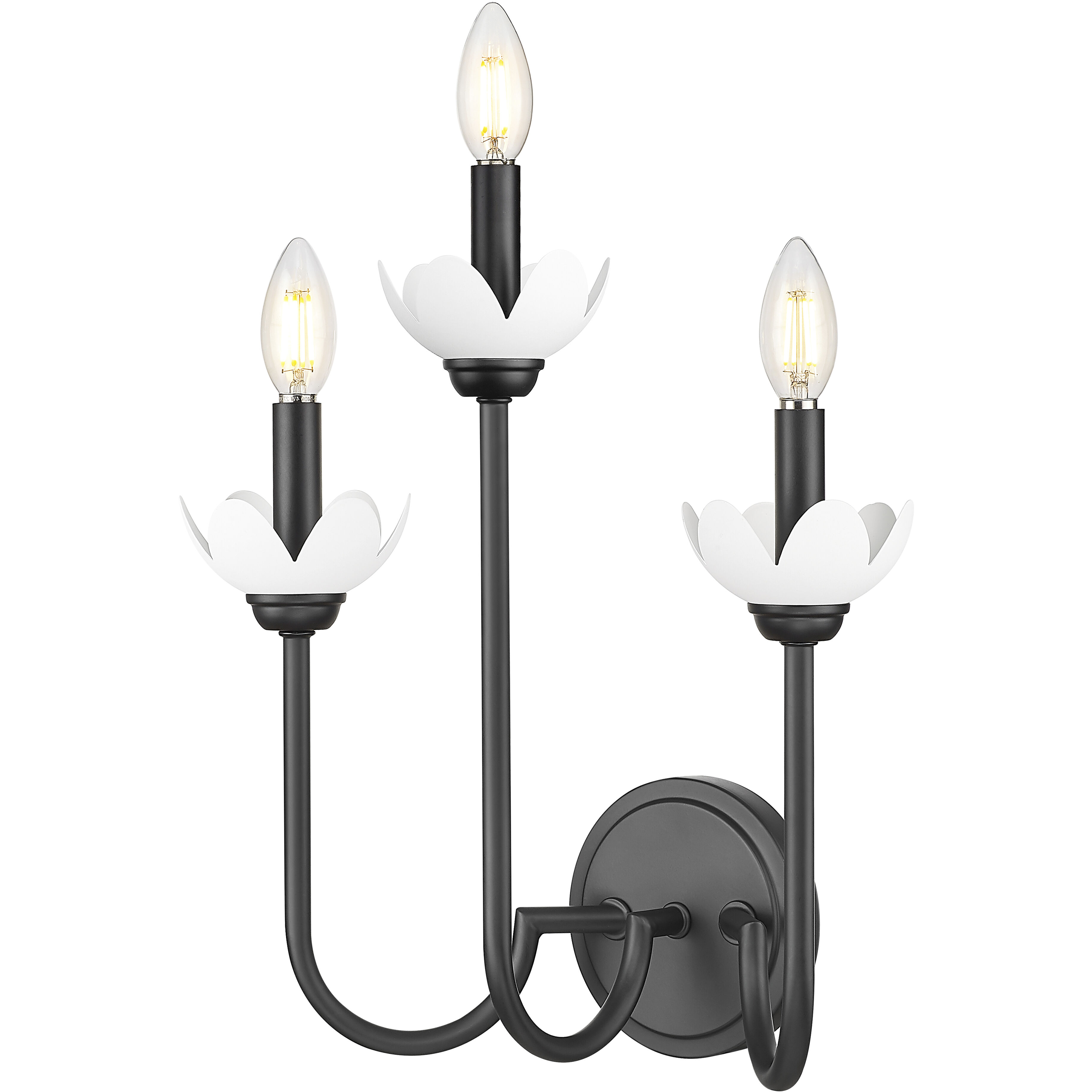 Allistair Wall Sconce Wall Light in Matte Black