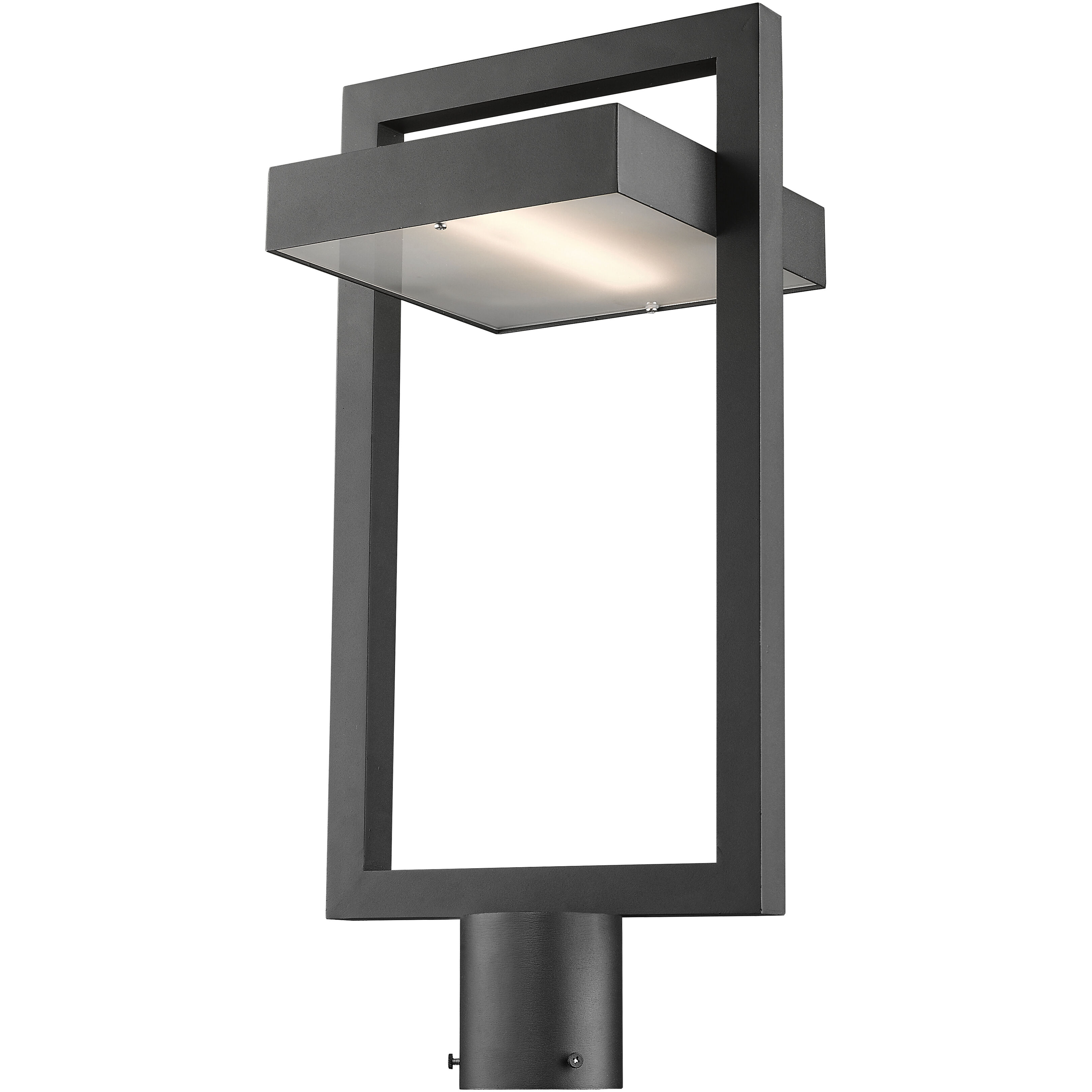 Luttrel LED 21.63 inch Black Outdoor Post Mount Fixture