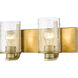 Beckett 2 Light 16.00 inch Bathroom Vanity Light