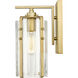 Alverton 1 Light 5.25 inch Rubbed Brass Wall Sconce Wall Light in Rubbed Bronze