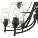 Joliet 9 Light 31 inch Matte Black Chandelier Ceiling Light