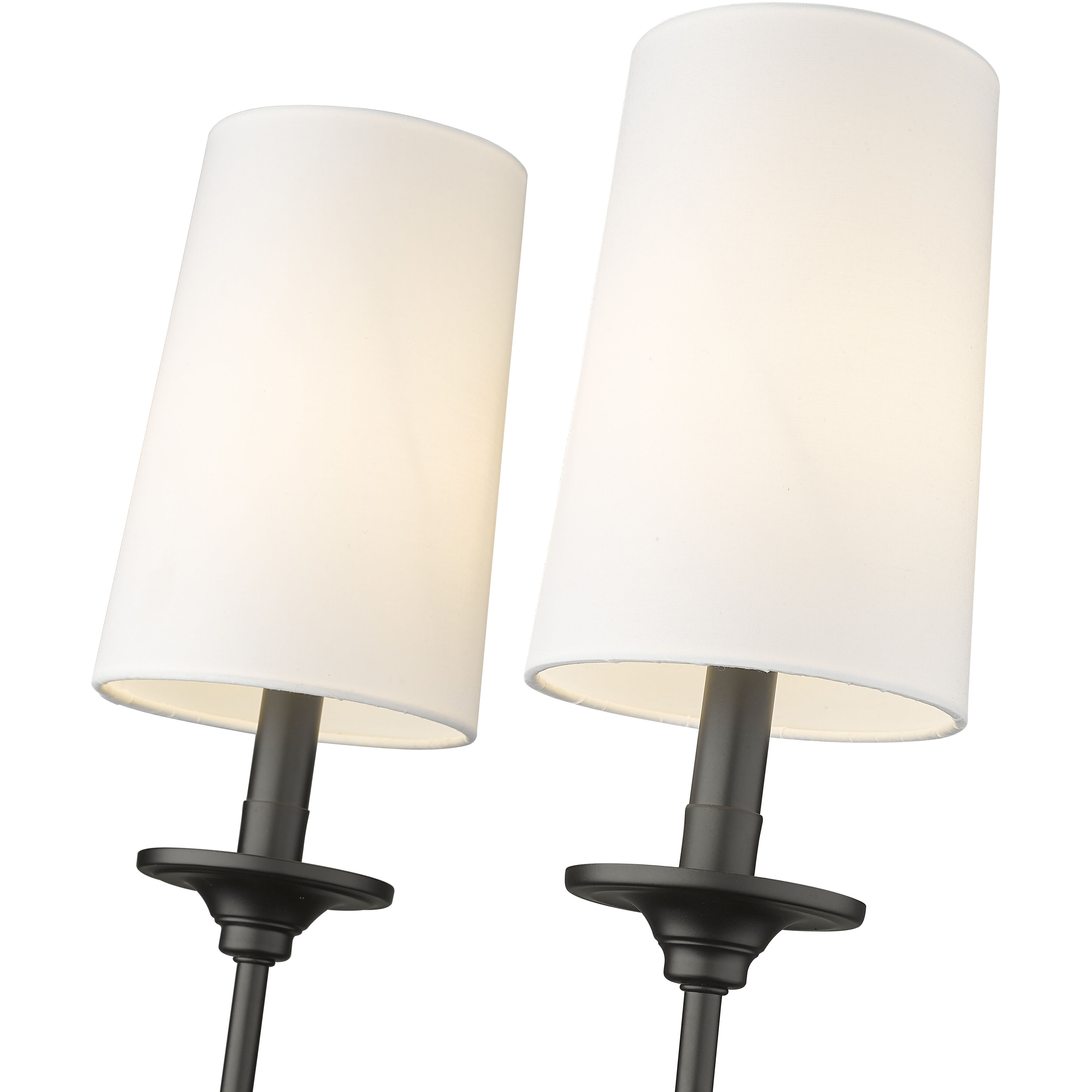 Emily 2 Light 13.75 inch Matte Black Wall Sconce Wall Light