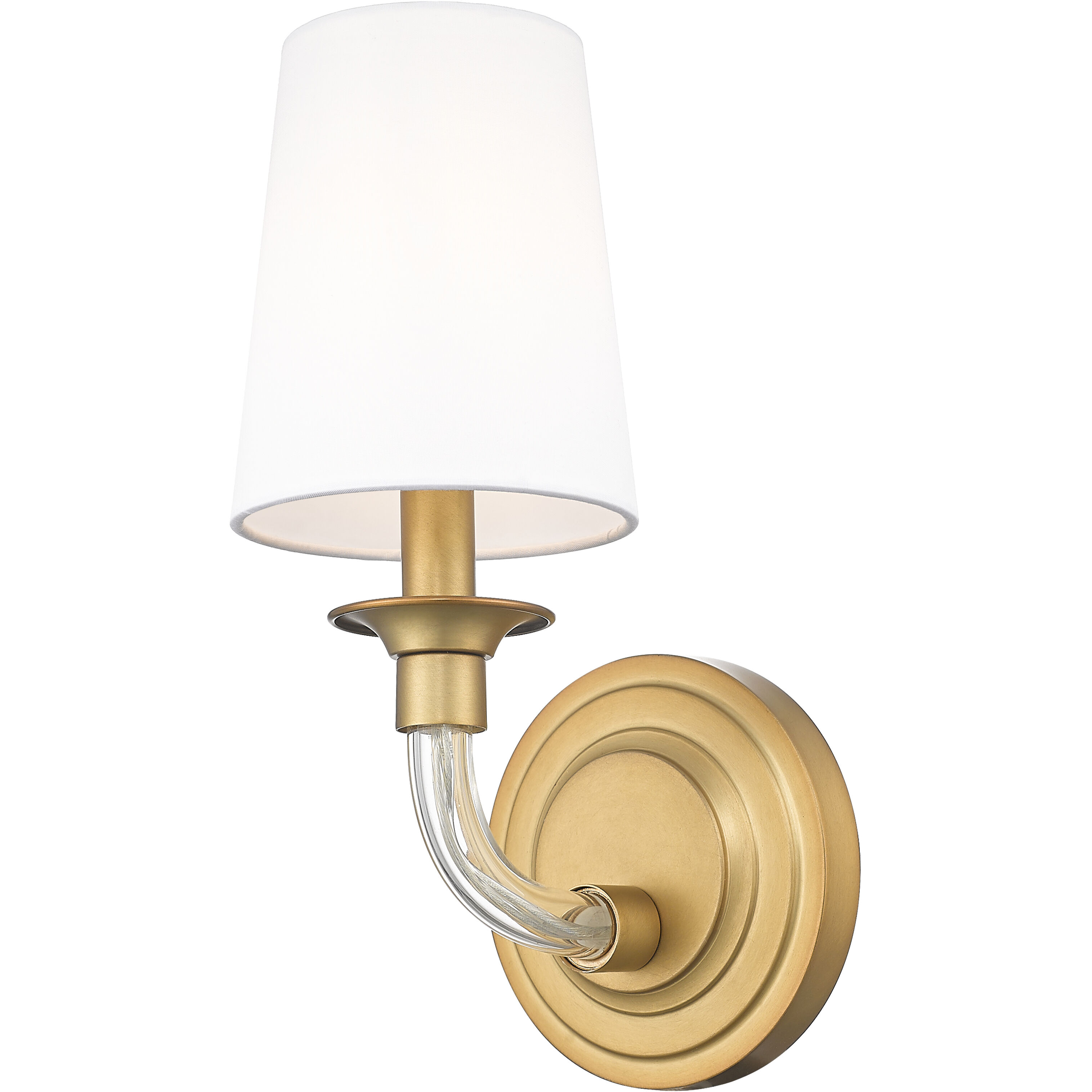 Katerina Wall Sconce Wall Light in Rubbed Brass
