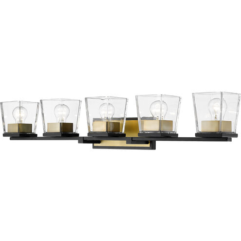 Bleeker Street 5 Light 42.50 inch Bathroom Vanity Light