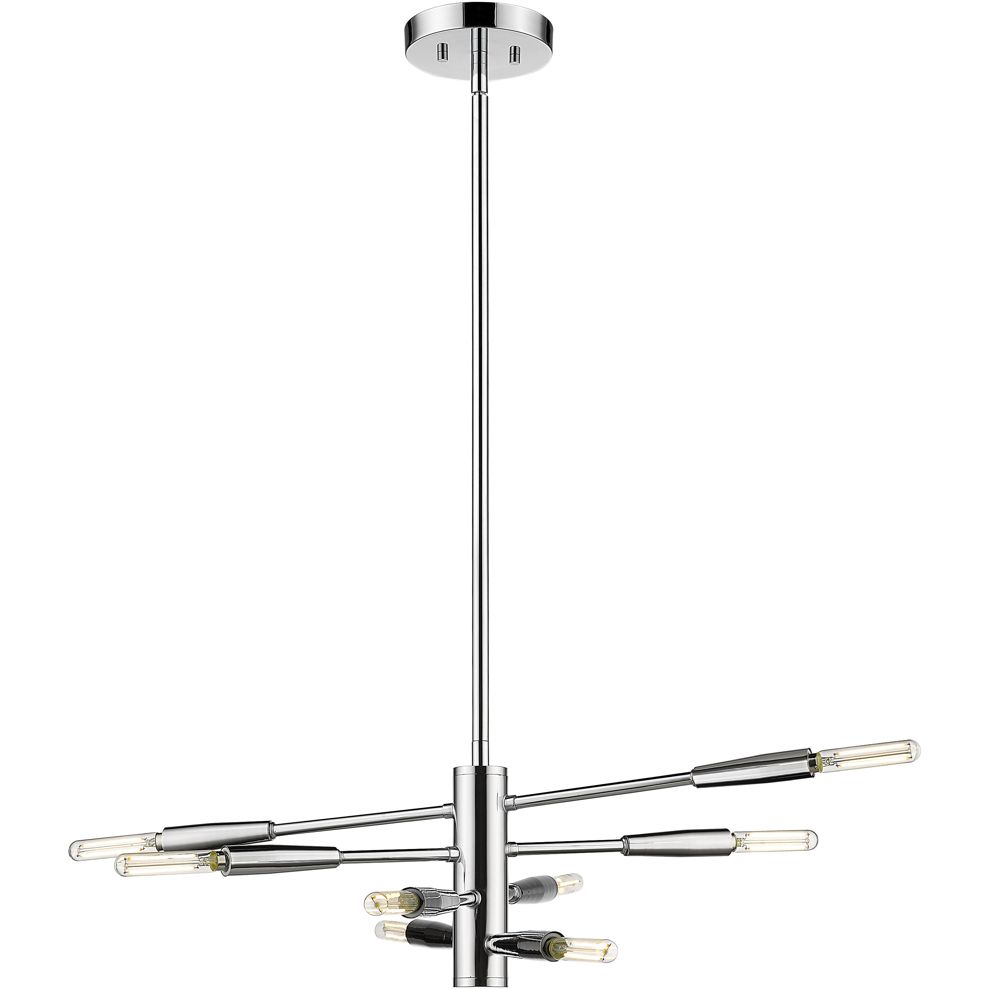 Ascension 8 Light 16 inch Chrome Chandelier Ceiling Light