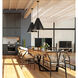Eaton 1 Light 24 inch Bronze Plate Pendant Ceiling Light