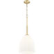 Naya 1 Light 11.75 inch Modern Gold Pendant Ceiling Light