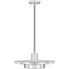 Ludo LED 16 inch Brushed Nickel Pendant Ceiling Light