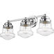 Vaughn 3 Light 22.5 inch Chrome Vanity Wall Light