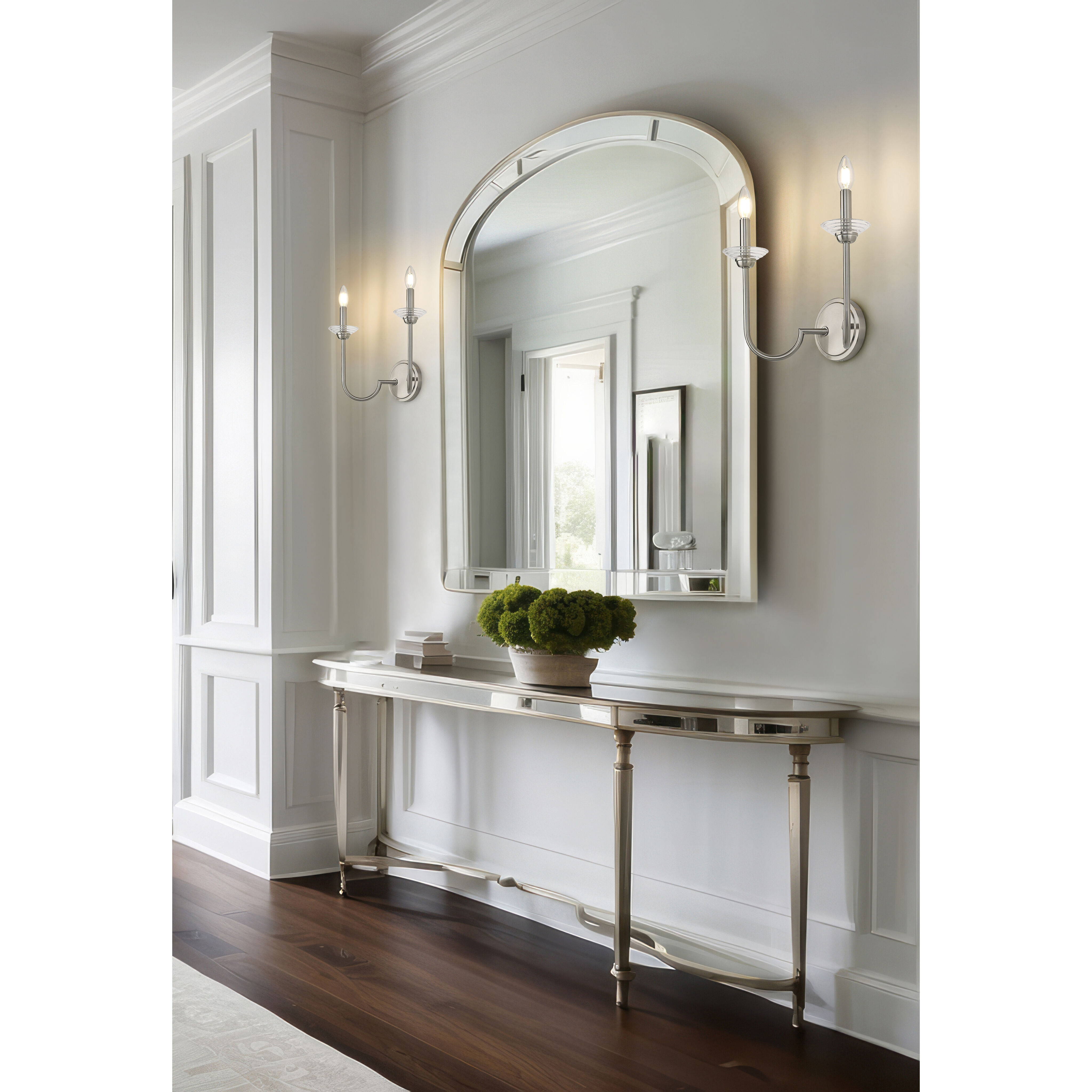 Allistair Wall Sconce Wall Light in Brushed Nickel