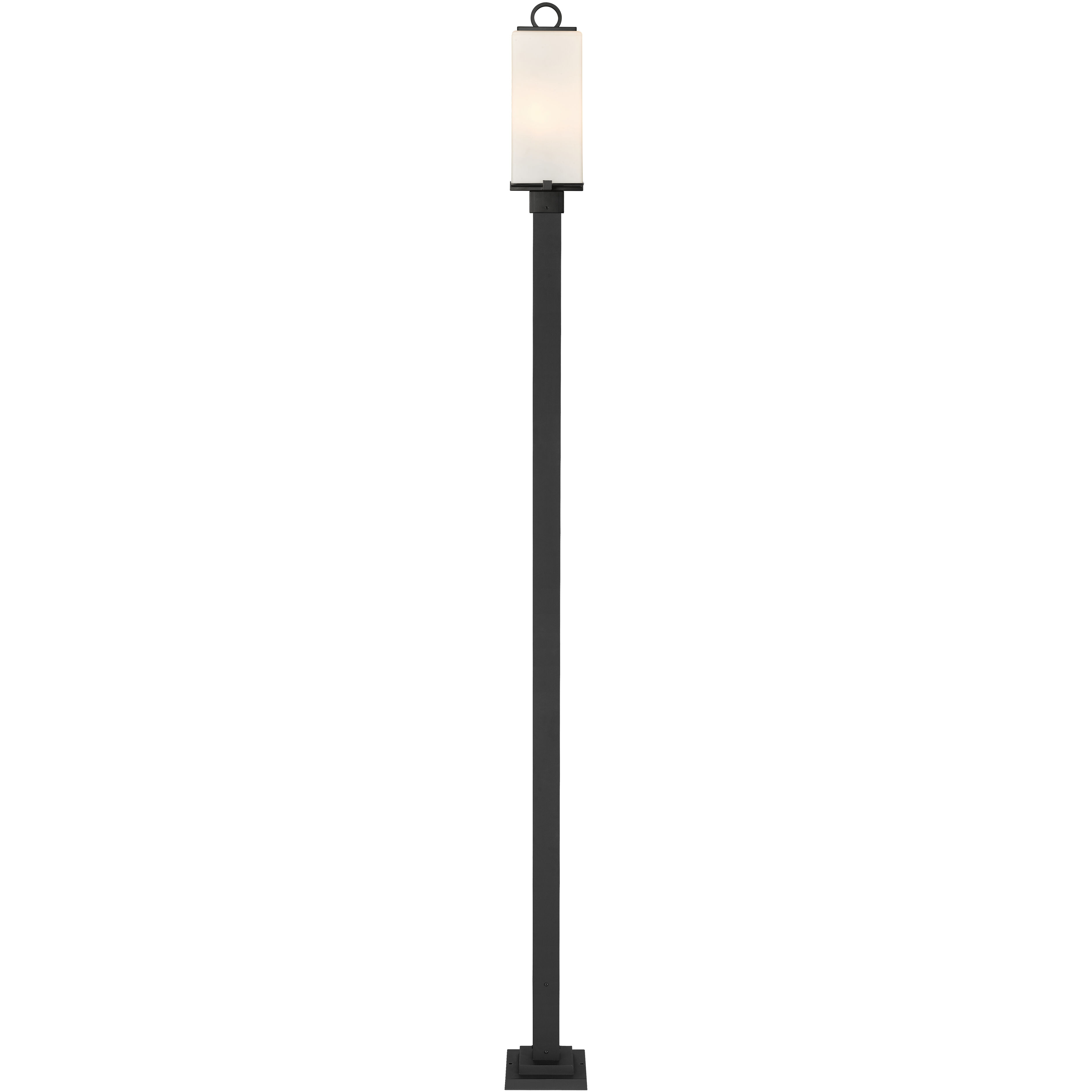 Sana 2 Light 114 inch Black Outdoor Post Mounted Fixture