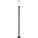 Sana 2 Light 114 inch Black Outdoor Post Mounted Fixture
