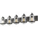 Mariner 5 Light 40 inch Bronze Vanity Wall Light