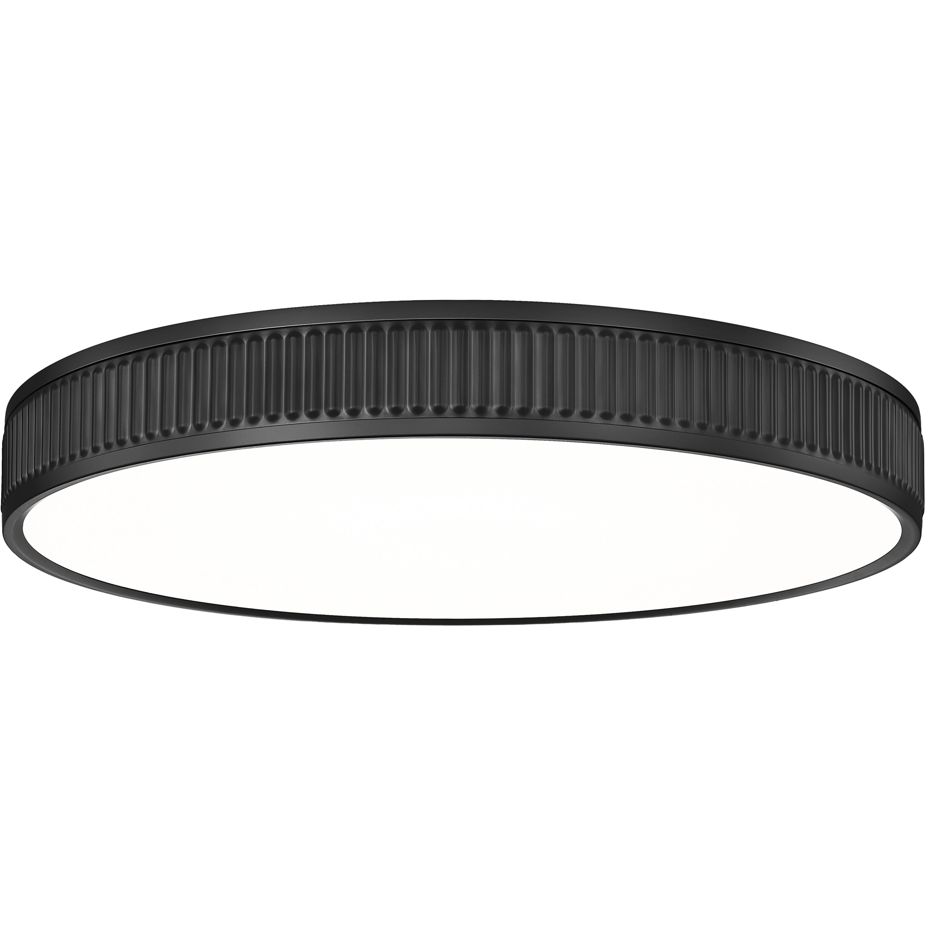 Stari LED 20.75 inch Matte Black Flush Mount Ceiling Light