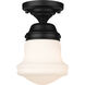 Vaughn 1 Light 6.00 inch Flush Mount