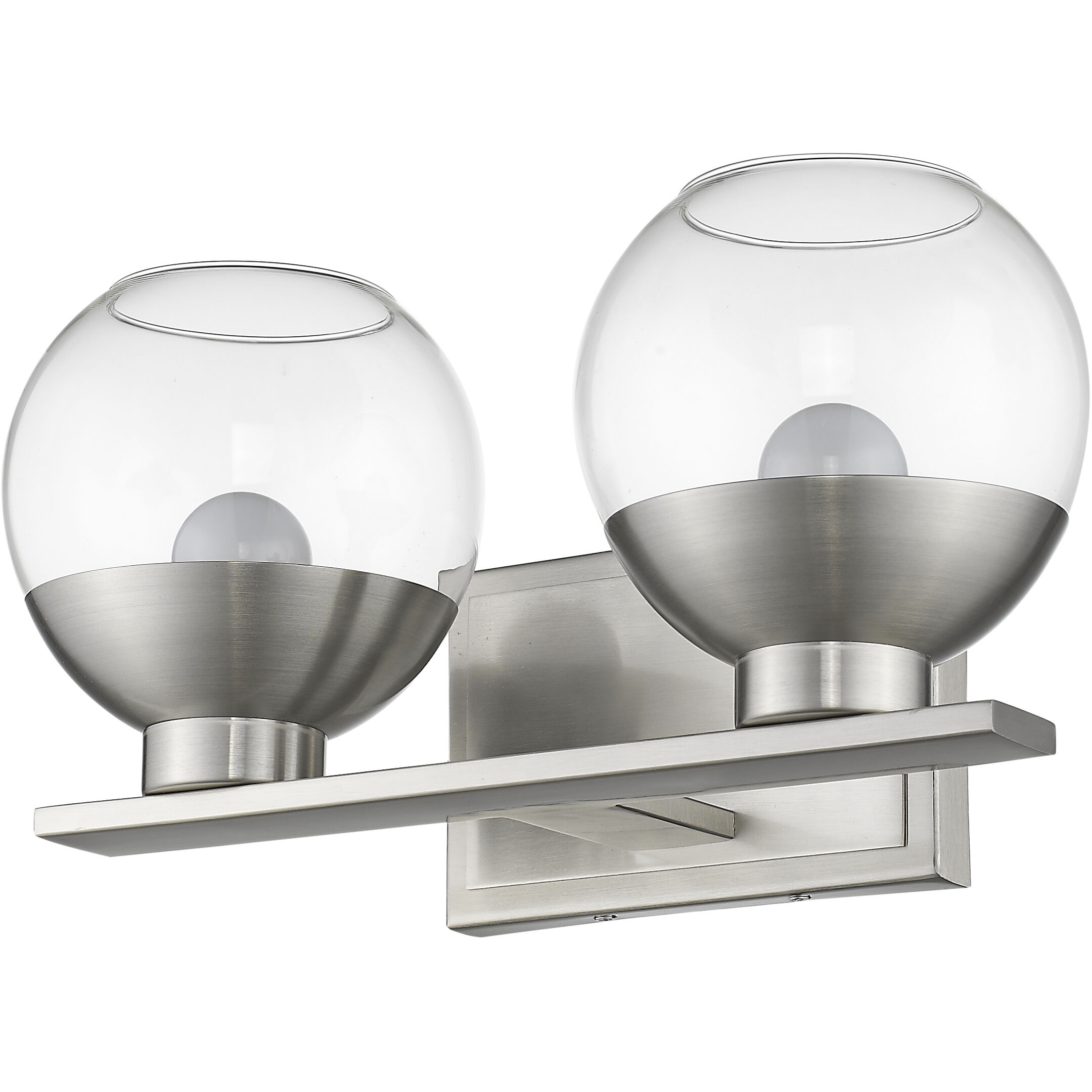 Osono LED 14.25 inch Brushed Nickel Vanity Wall Light