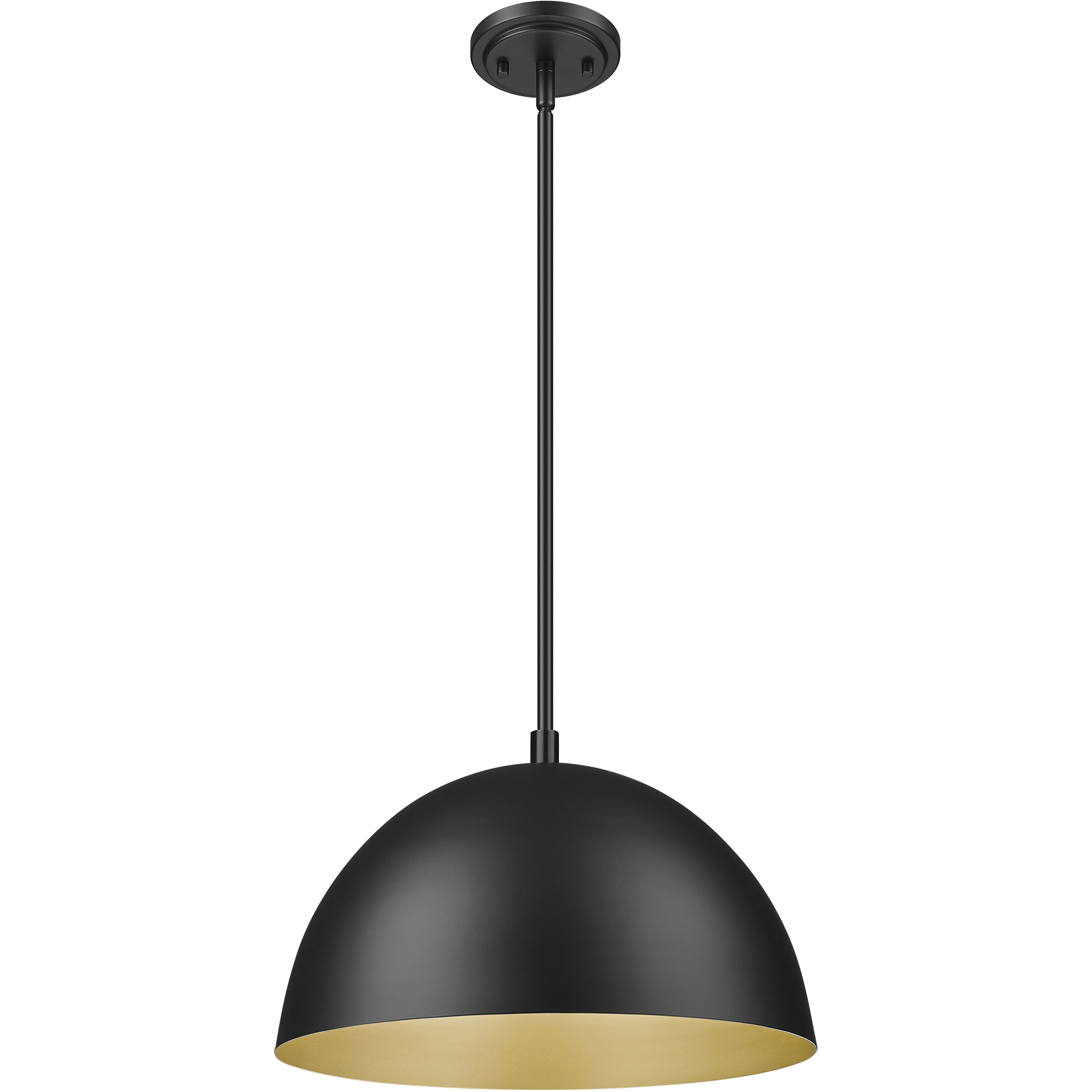 Vega Pendant Ceiling Light in Matte Black