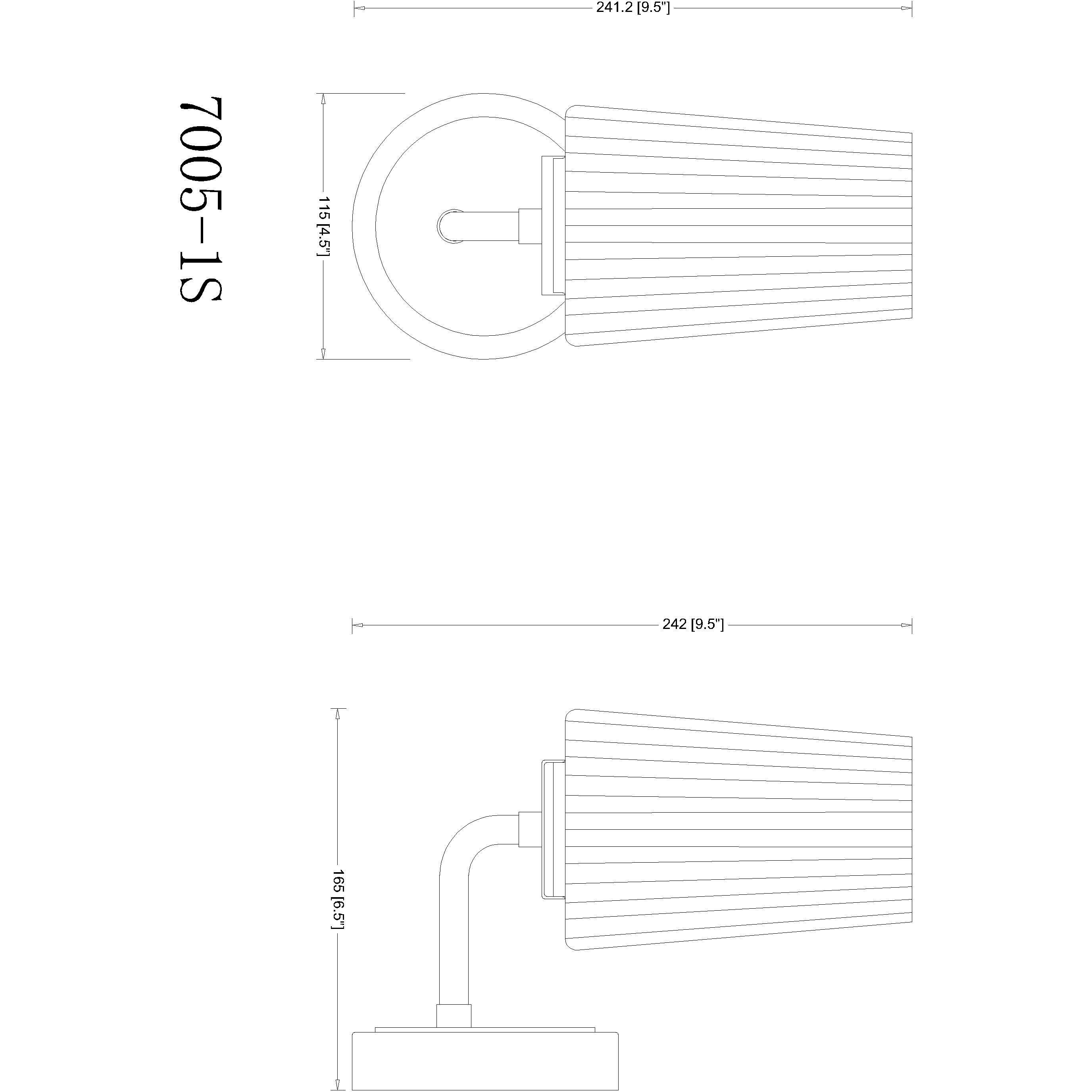 Montford Wall Sconce Wall Light in Chrome