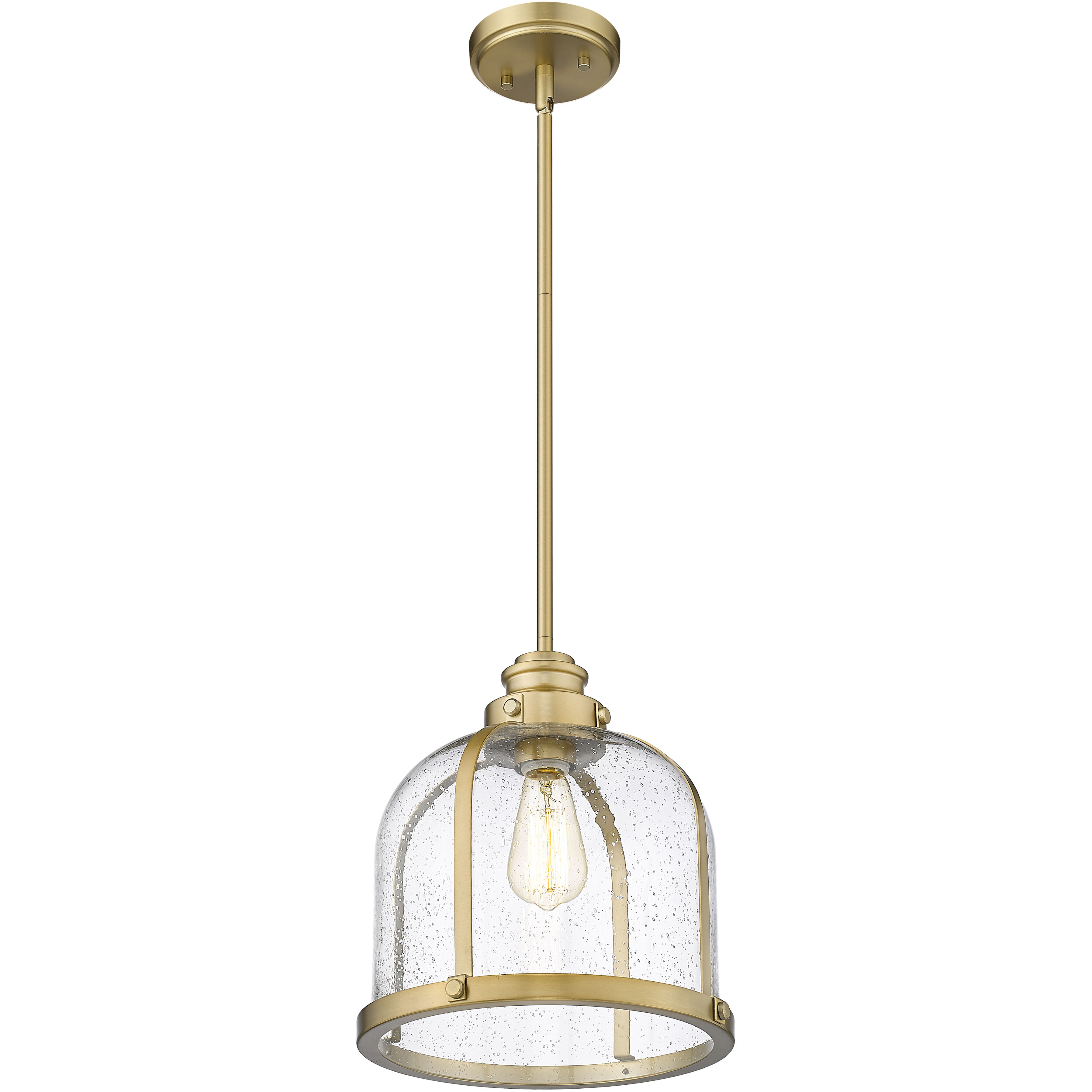 Burren 1 Light 12.25 inch Heritage Brass Pendant Ceiling Light