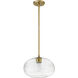 Harmony 1 Light 14 inch Olde Brass Pendant Ceiling Light