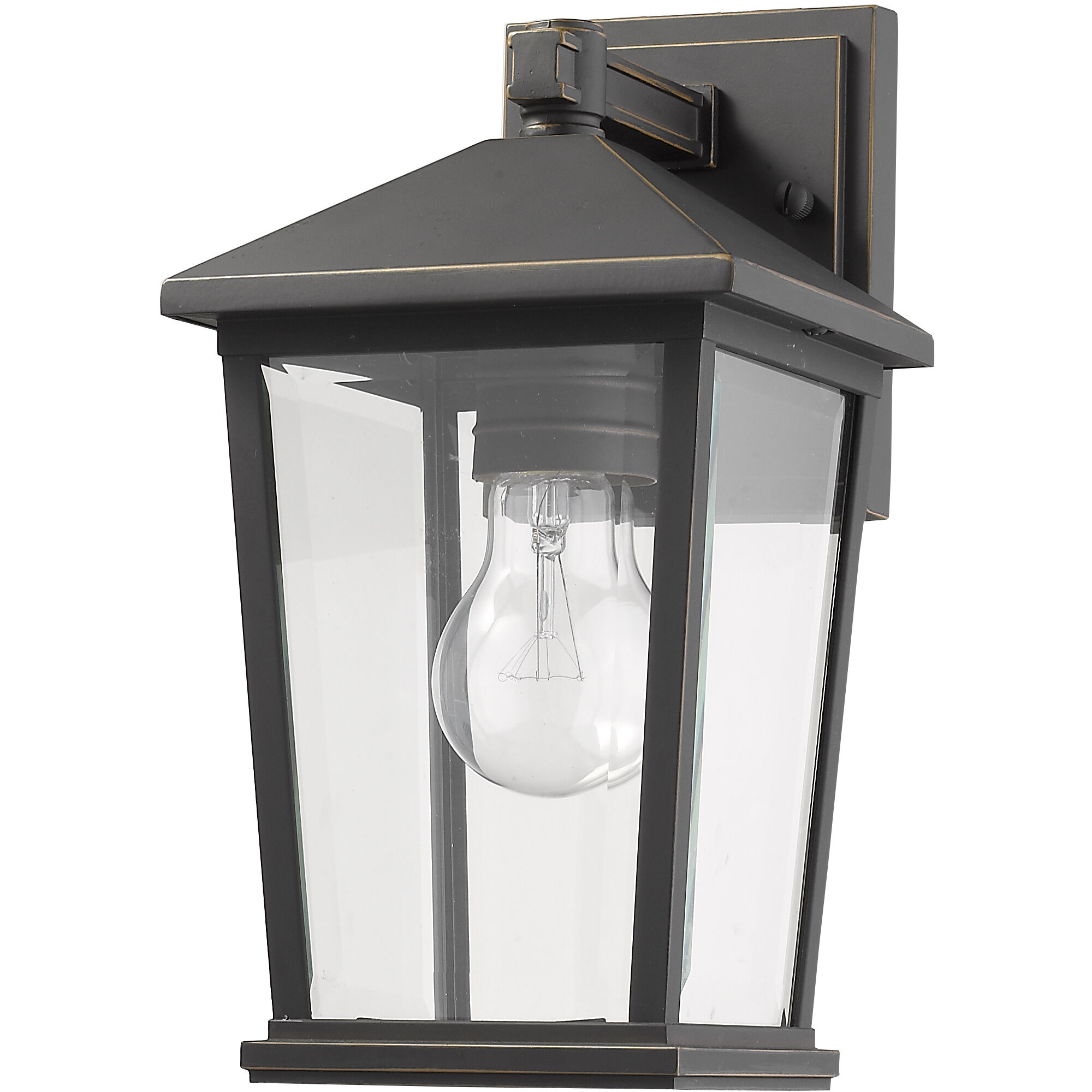 Beacon 1 Light 11.5 inch Oil Rubbed Bronze Outdoor Wall Light